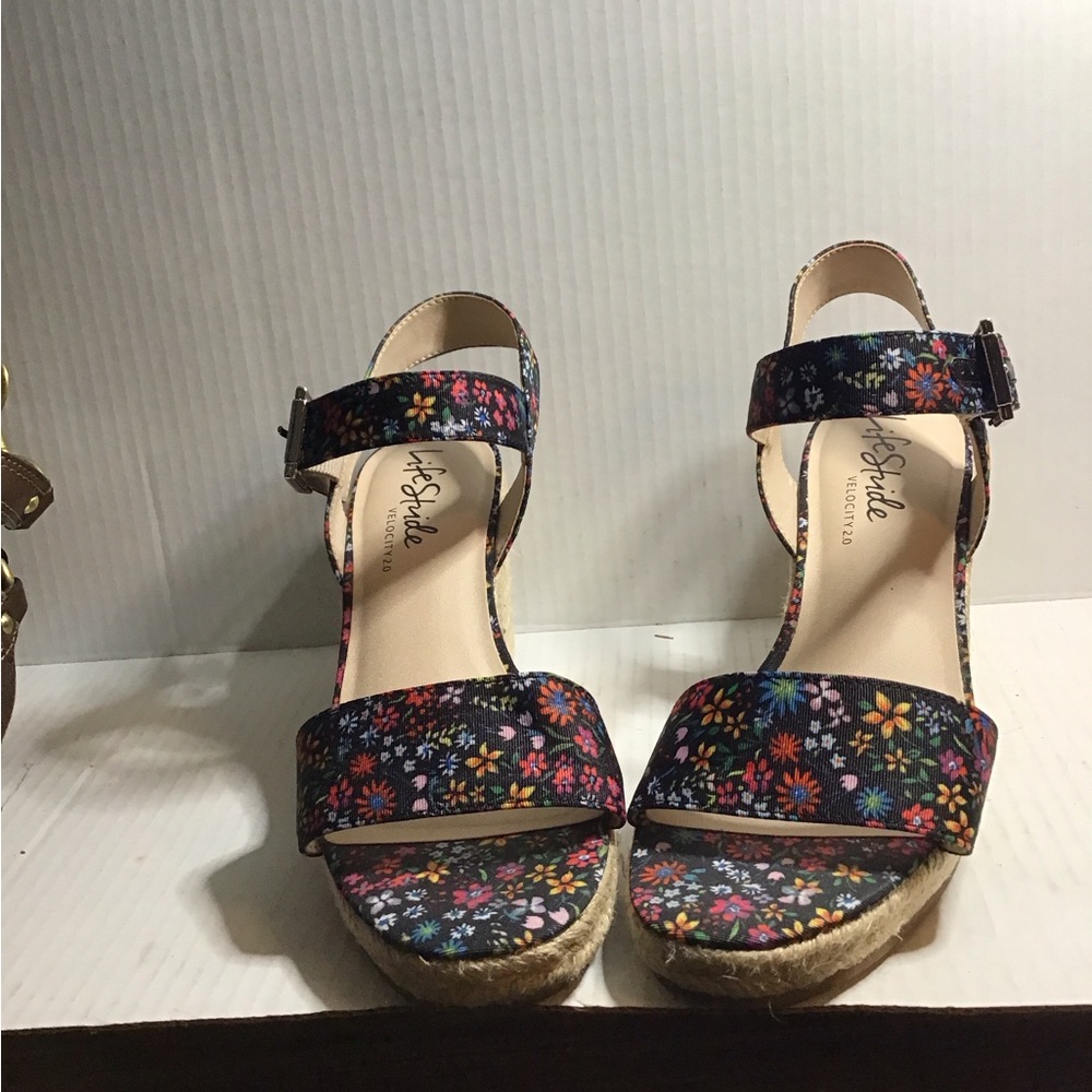 Lifestyle Velocity 2.0  Women's Floral Espadrilles - Black Multi